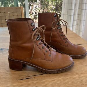 Madewell lace up boots